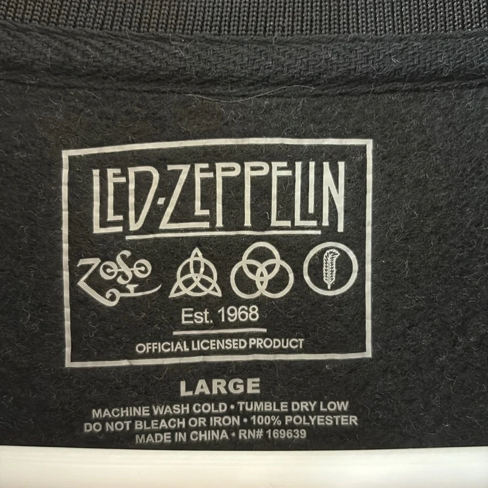 NWT Led Zeppelin ICARUS Varsity Jacket Large